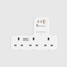 Load image into Gallery viewer, SOUNDTECH PE-333C Power Adaptor with GaN 33Watts USB A+C Quick Charger