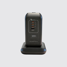 Load image into Gallery viewer, 6 Power Outlets Tower Socket with GaN 65Watts USB A+C Quick Charger PTS-665C