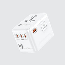 Load image into Gallery viewer, SOUNDTECH TA-567C World Travel Adaptor with GaN PD67Watts USB Quick Charger