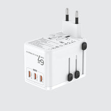 Load image into Gallery viewer, SOUNDTECH TA-567C World Travel Adaptor with GaN PD67Watts USB Quick Charger