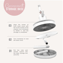 Load image into Gallery viewer, SOUNDTECH SCF-33 Rechargeable Air Circulator Fan, White