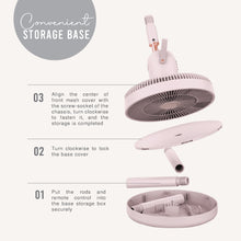 Load image into Gallery viewer, SOUNDTECH SCF-33 Rechargeable Air Circulator Fan, Pink