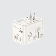 Load image into Gallery viewer, SOUNDTECH TA-667C World Travel Adaptor with GaN PD67Watts USB Quick Charger
