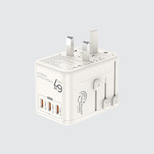 Load image into Gallery viewer, SOUNDTECH TA-667C World Travel Adaptor with GaN PD67Watts USB Quick Charger
