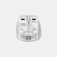 Load image into Gallery viewer, Universal UK Travel Plug (2pcs in 1pack) TA-7SF
