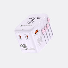 Load image into Gallery viewer, SOUNDTECH TA-845C World Travel Adaptor with GaN PD45Watts USB Quick Charger
