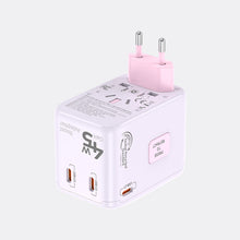 Load image into Gallery viewer, SOUNDTECH TA-845C World Travel Adaptor with GaN PD45Watts USB Quick Charger
