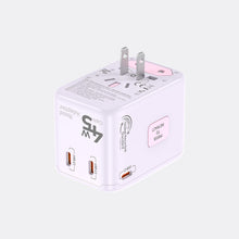 Load image into Gallery viewer, SOUNDTECH TA-845C World Travel Adaptor with GaN PD45Watts USB Quick Charger
