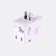 Load image into Gallery viewer, SOUNDTECH TA-845C World Travel Adaptor with GaN PD45Watts USB Quick Charger
